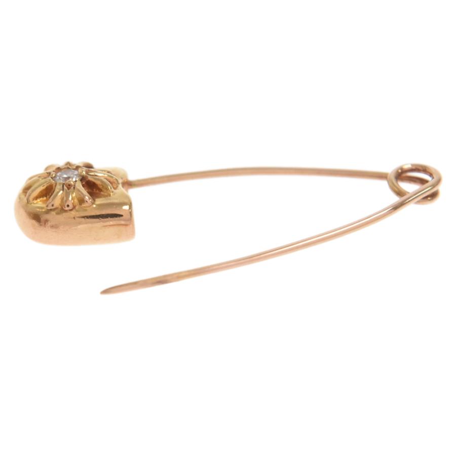 クロムハーツ22kセーフティピンスモール1ダイヤ CHROME HEARTS（クロムハーツ） 22K SAFETY PIN S 1DIA 22Kスモール