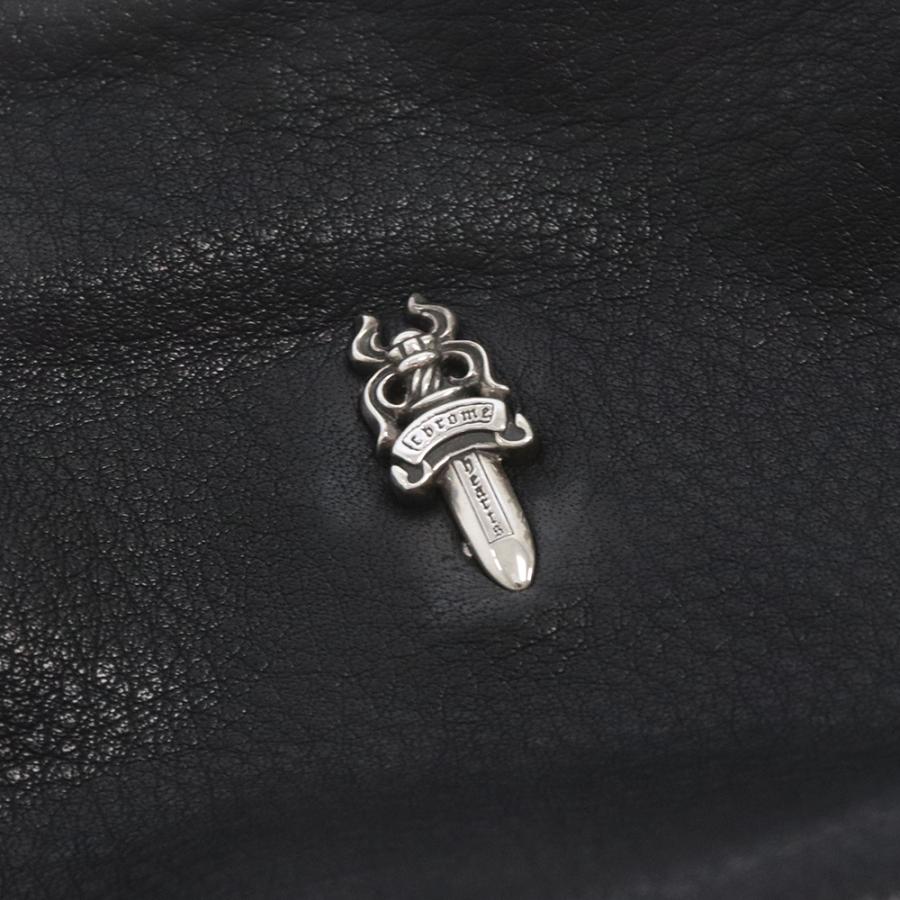 CHROME HEARTS（クロムハーツ） VIV ダガー付きレザーショルダーバッグ 
