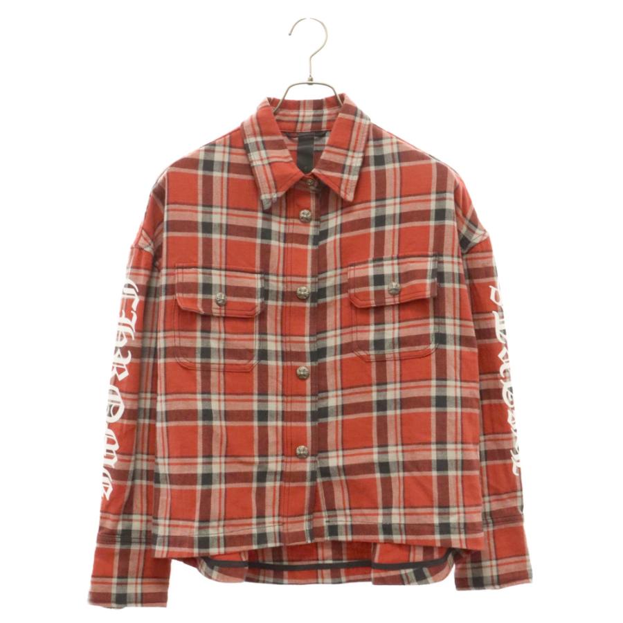 CHROME HEARTS クロムハーツ クロスボールボタンフランネル CHROME HEARTS クロムハーツ クロスボールボタンフランネル