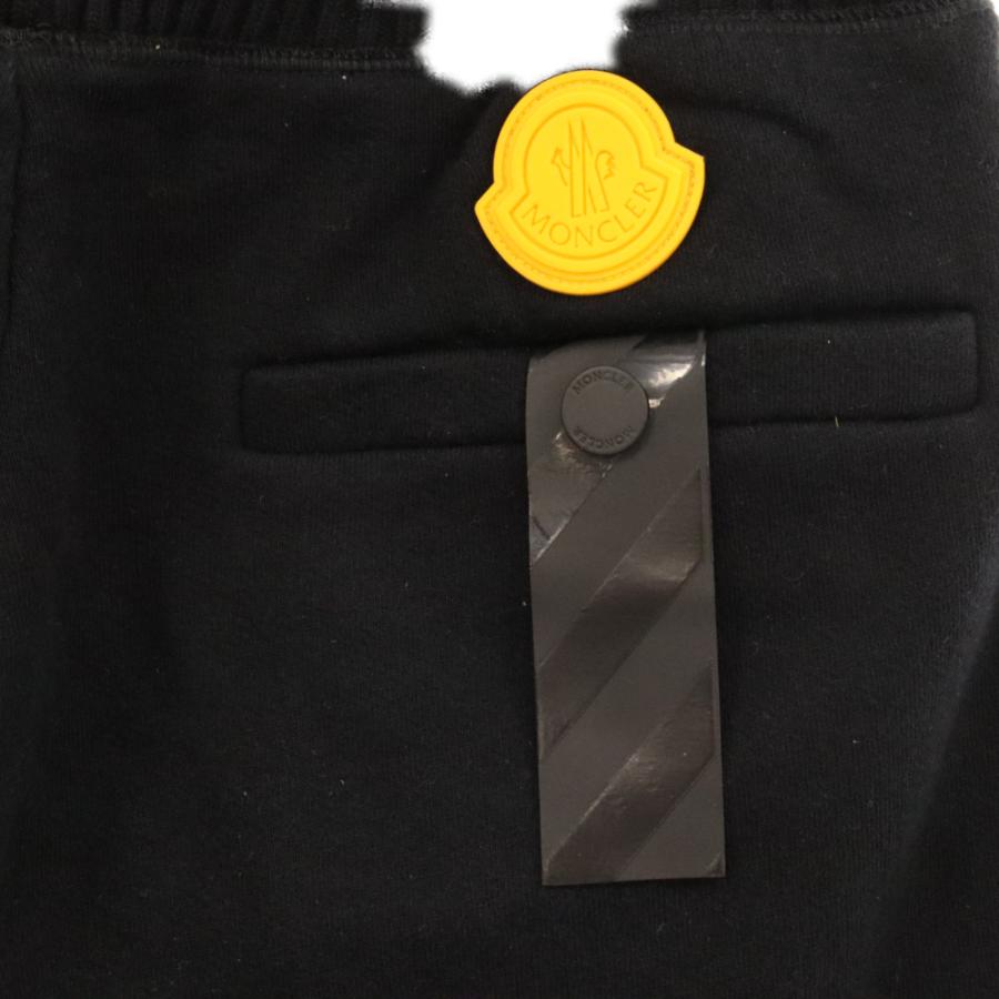 16AW × オフホワイトコラボ パンタロンベルクロ付き スウェット パンツ ブラック 【カイコ】 B209H8700000 80466