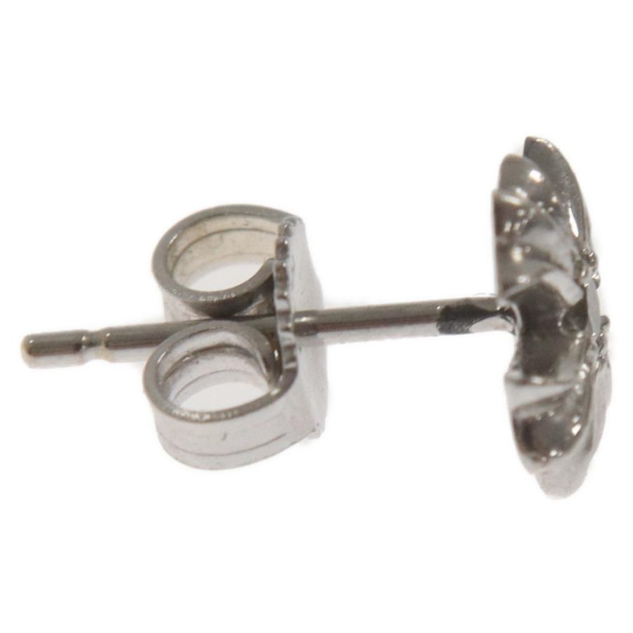 CHROME HEARTS クロムハーツ 18KWG 1ダイヤ CHプラス スタッドピアス  