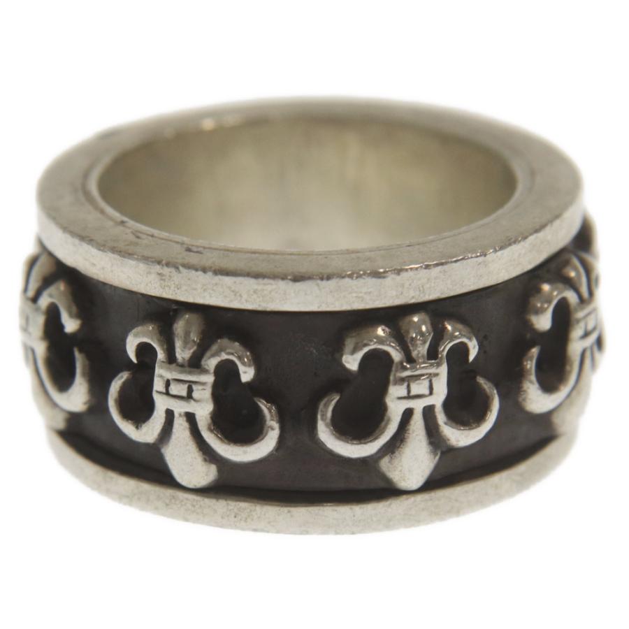 Chrome Hearts シルバーリング フレアモチーフ 925刻印 約13号 CHROME HEARTS（クロムハーツ） RING SPINNER BS FLUER スピナーBS