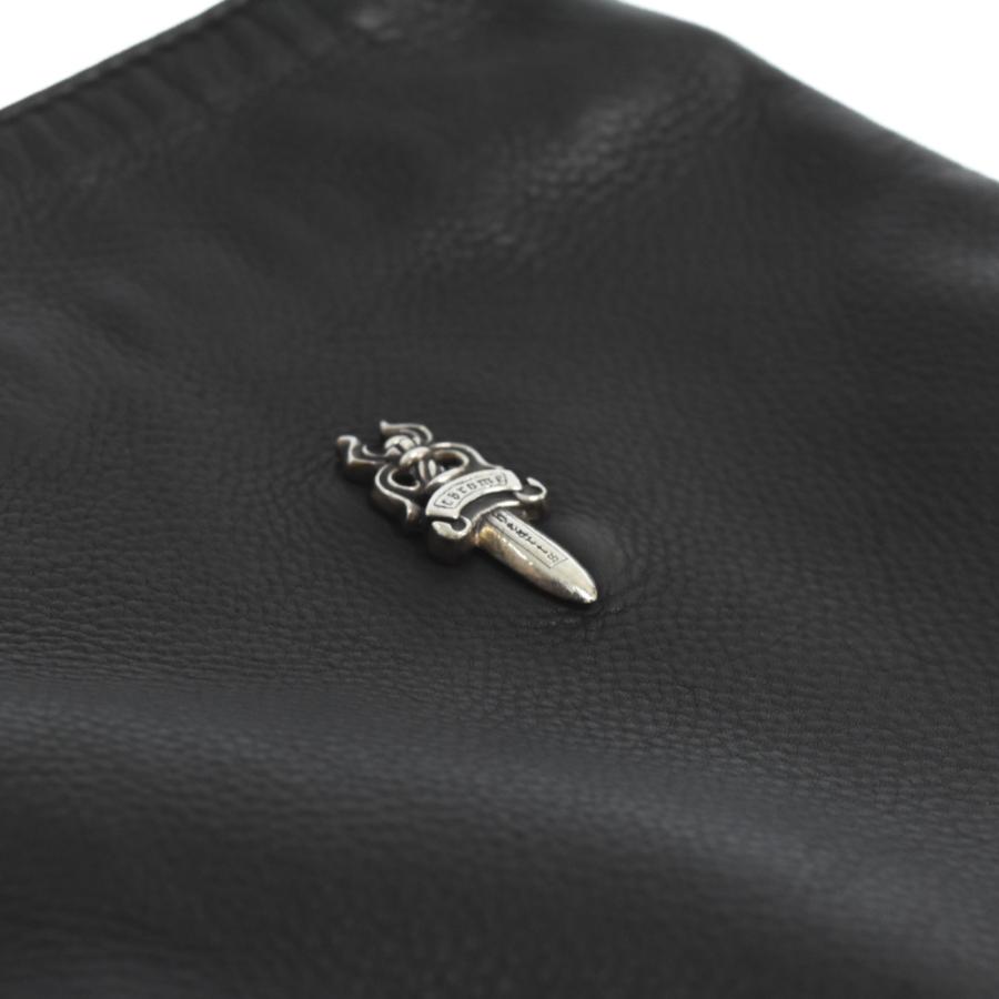 CHROME HEARTS クロムハーツ DRACULA ドラキュラ ダガーチャームレザー  