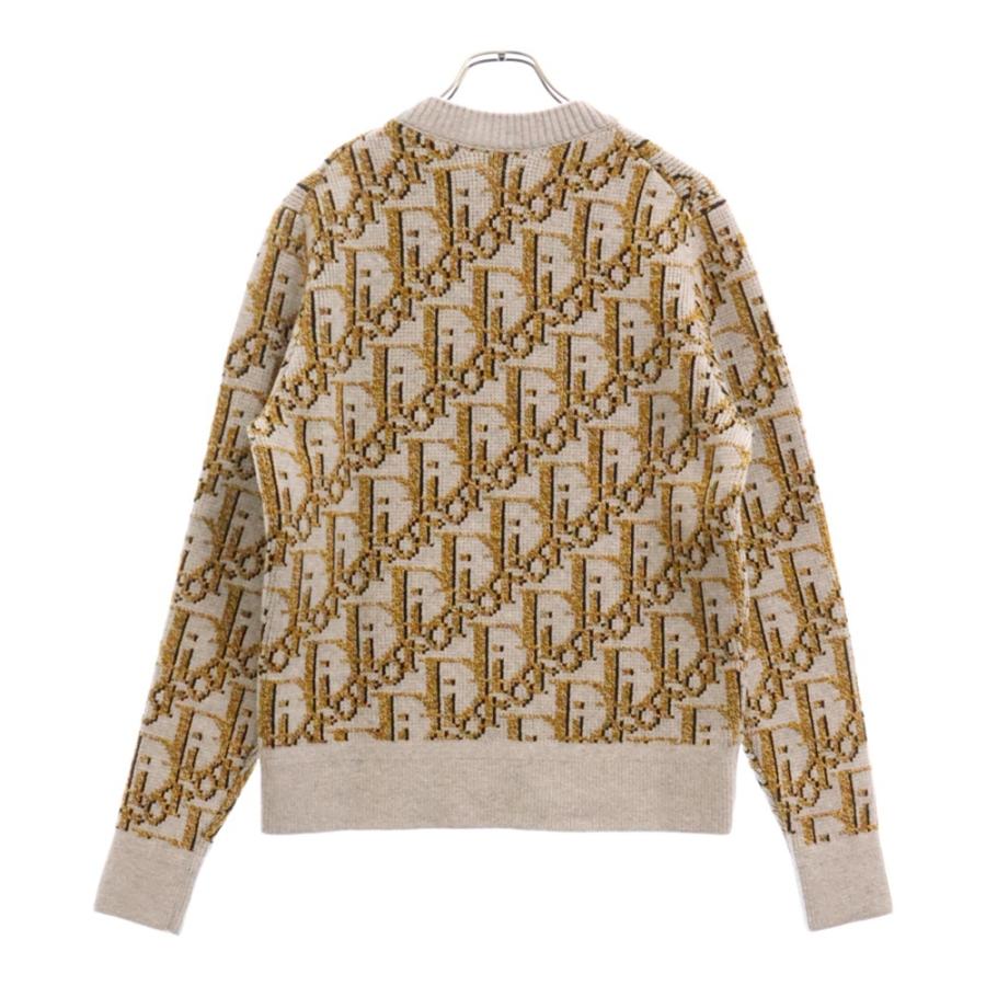 DIOR ディオール 22AW 193M638AT393 オブリーク総柄クルーネックニット 