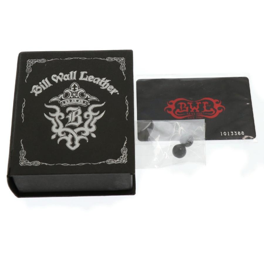Bill Wall Leather オニキスビーズ スカルチャームブレスレット BILL WALL LEATHER Bill Wall Leather/BWL ビルウォールレザー
