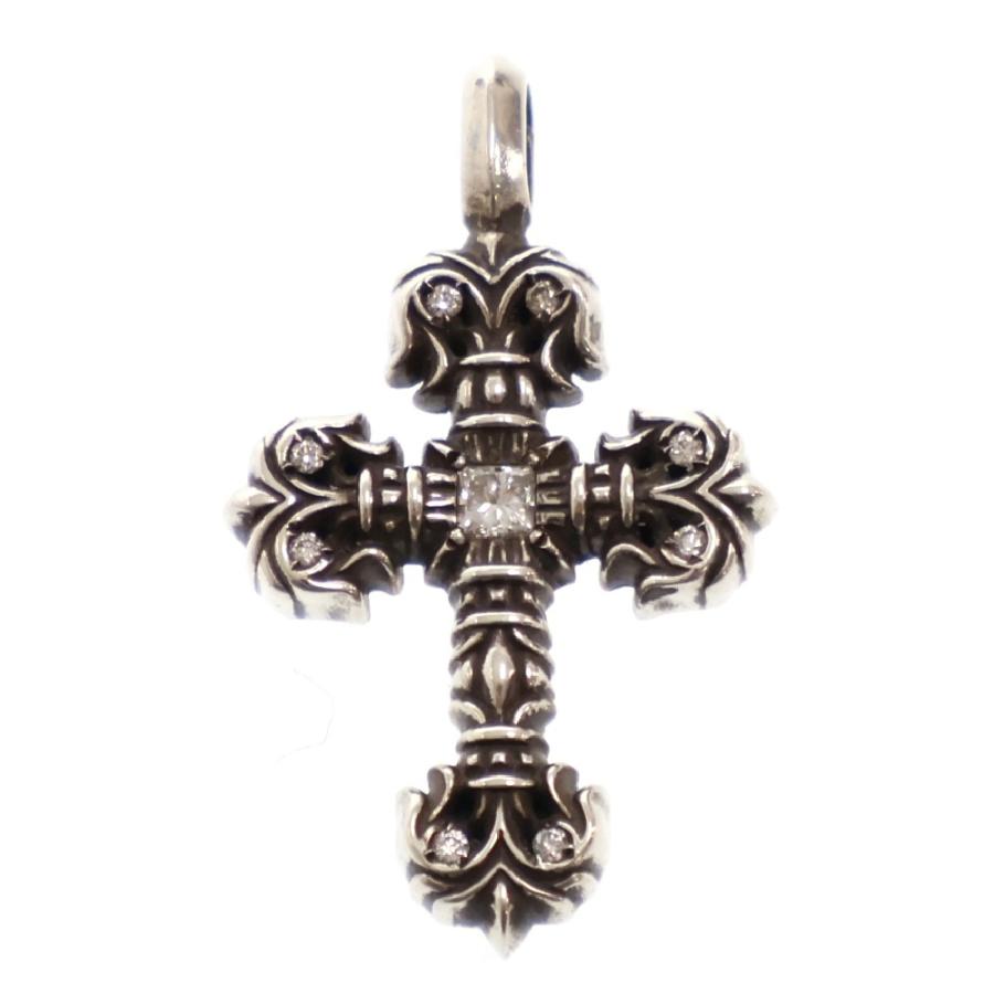 CHROME HEARTS クロムハーツ CHARM FILIGREE TINY P DMND CHROME HEARTS クロムハーツ CHARM FILIGREE TINY P DMND