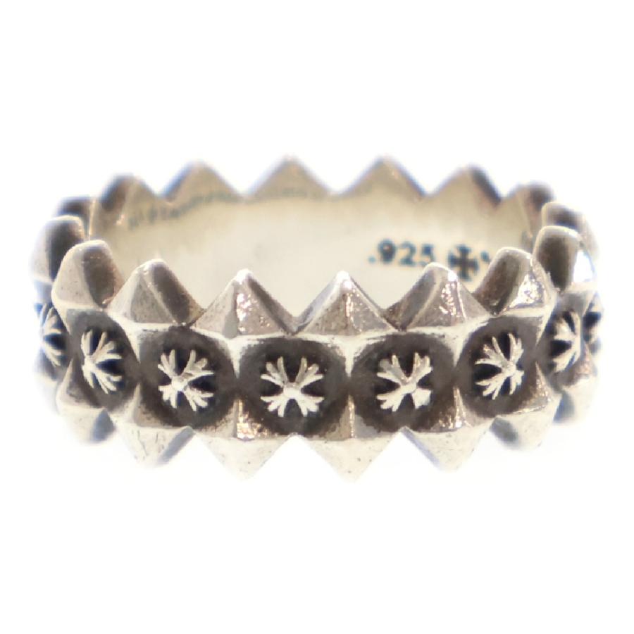 CHROME HEARTS（クロムハーツ） Double Pyramid Plus Band Ring ダブル