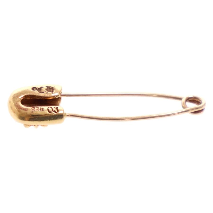 CHROME HEARTS（クロムハーツ） 22K SAFETY PIN S 1DIA 22Kスモール