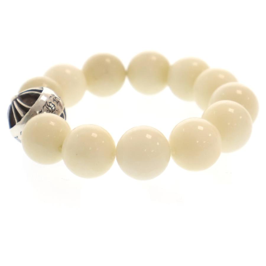 CHROME HEARTS（クロムハーツ） BEAD 12mm ビーズブレス クロスボール