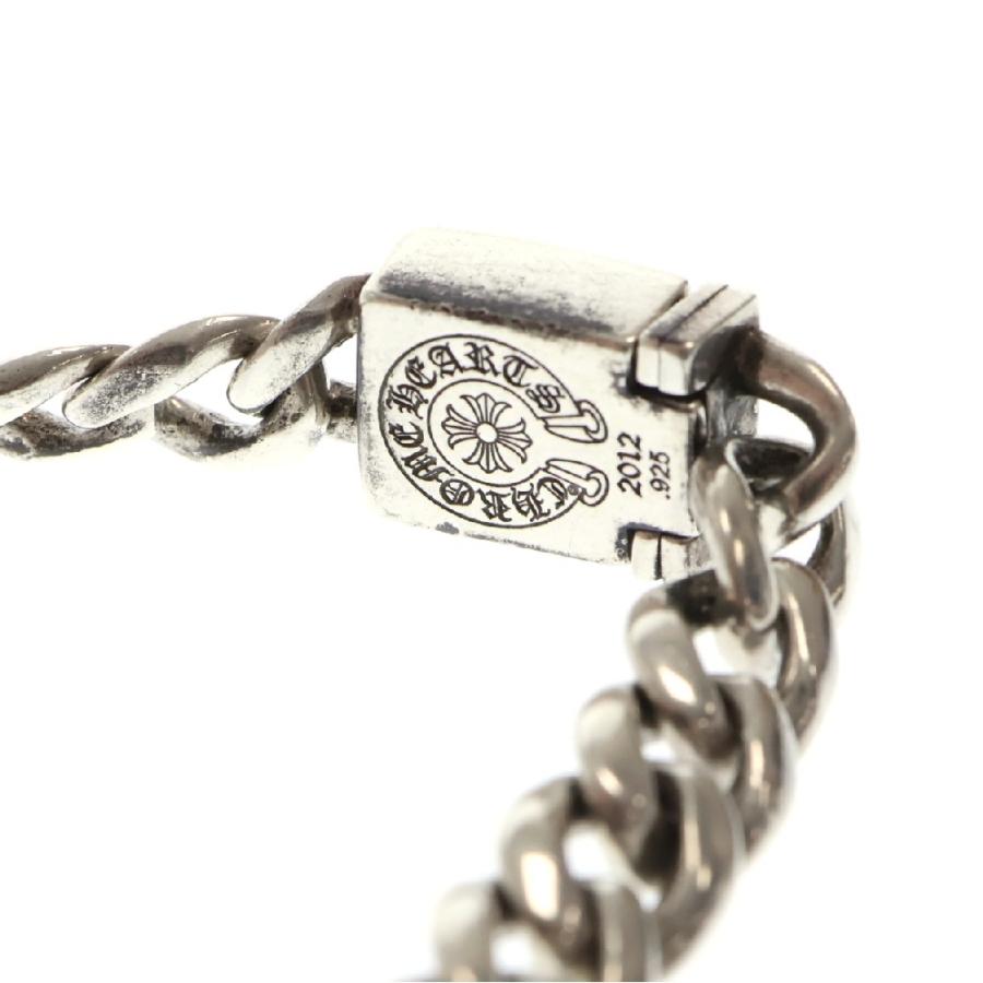 Chrome Hearts クロムハーツ　バングル　レザー　シルバーハート CHROME HEARTS（クロムハーツ） フラットCHプラスバングル シルバー