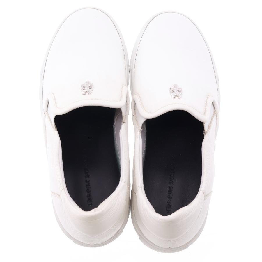 CHROME HEARTS クロムハーツ SLIP ON スリッポン CHプラス レザー  