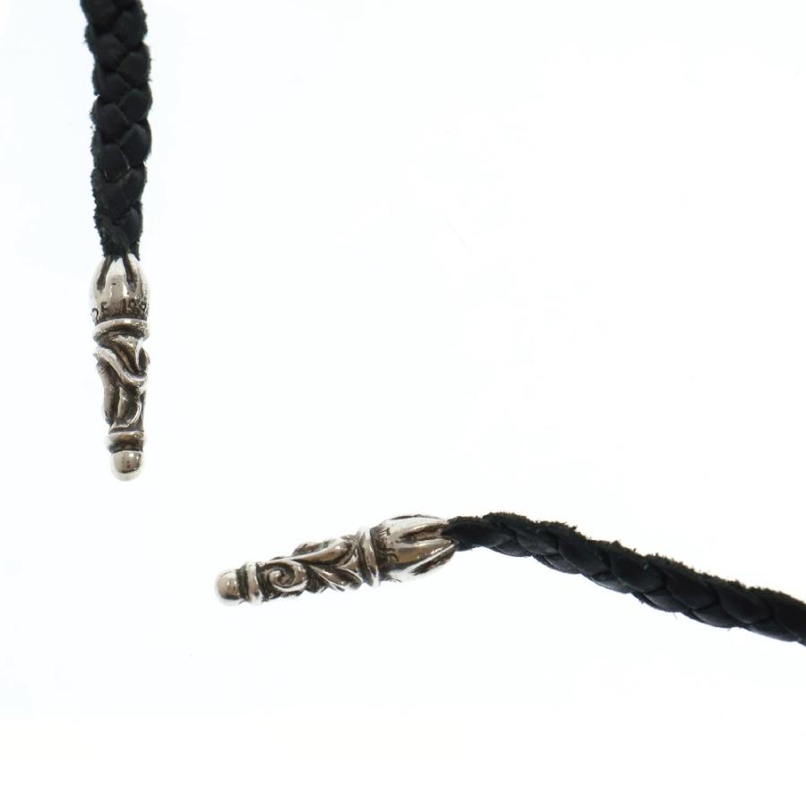 CHROME HEARTS クロムハーツ LEATHER BRAID スクロールレザーブレード  