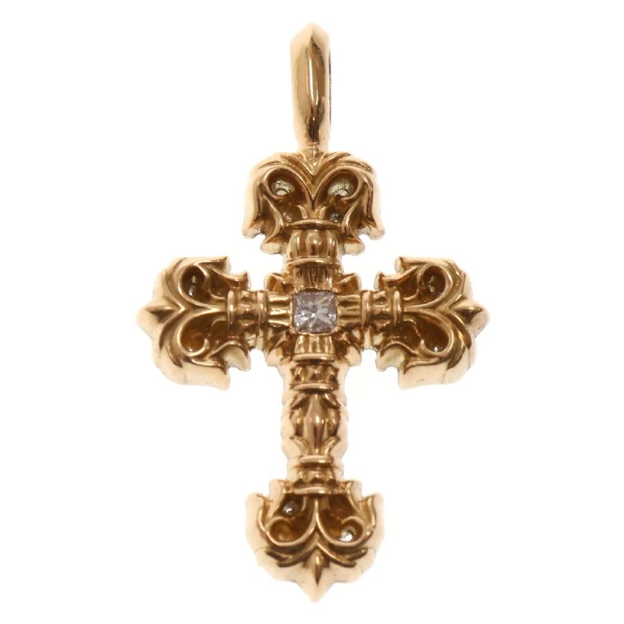 22k フィリグリークロス　ダイヤ　ネックレストップ CHROME HEARTS クロムハーツ 22K FILIGREE TINY 1DIA タイニー