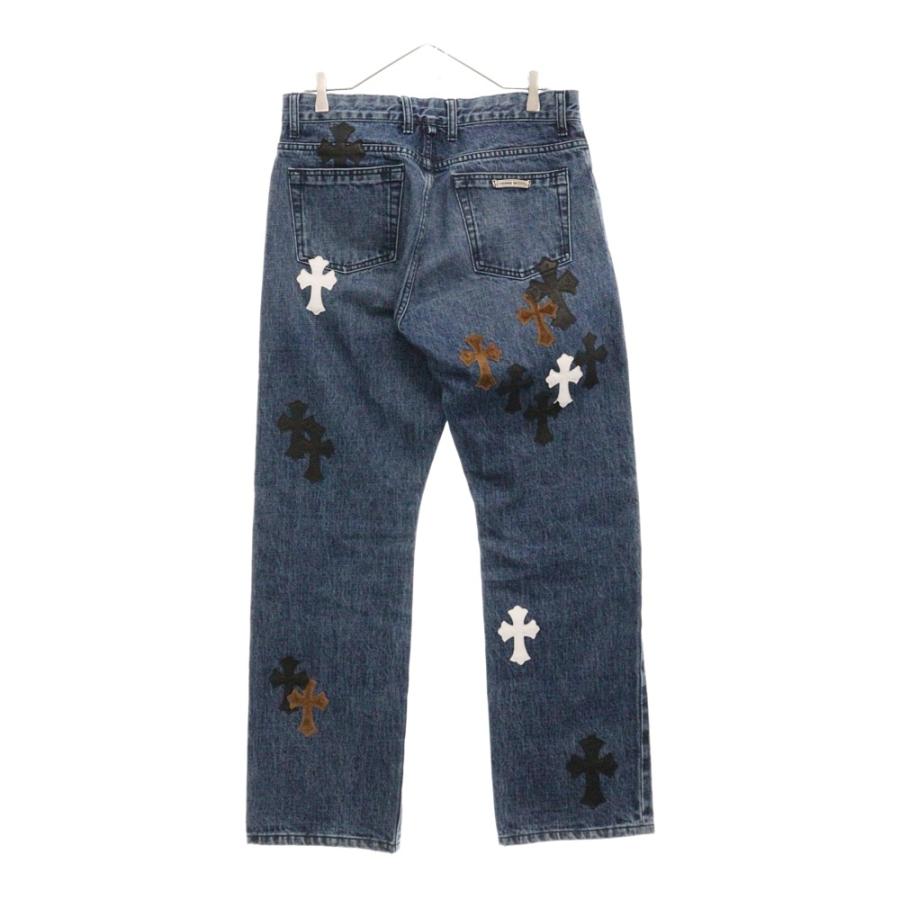 CHROME HEARTS（クロムハーツ） JEAN SL FLEURKNEE クロスパッチ付き