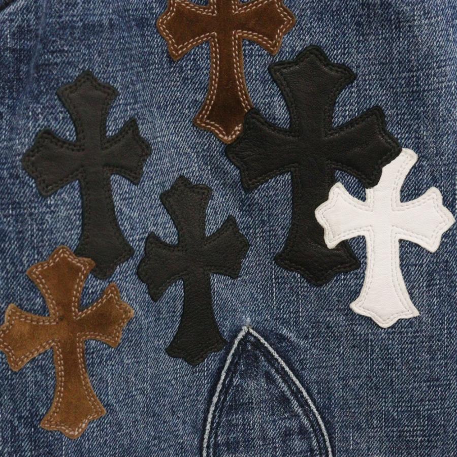 CHROME HEARTS（クロムハーツ） JEAN SL FLEURKNEE クロスパッチ付き