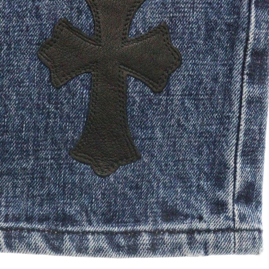 CHROME HEARTS（クロムハーツ） JEAN SL FLEURKNEE クロスパッチ付き