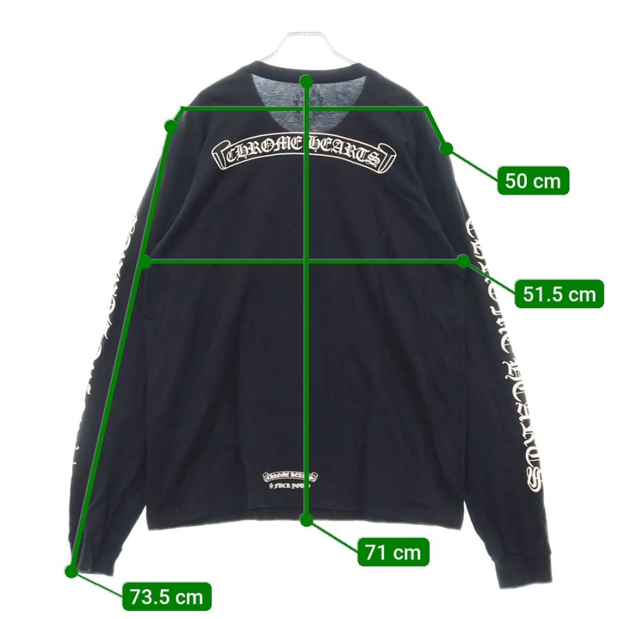 CHROME HEARTS クロムハーツ CH SCROLL LABEL FUCKYOU L/S /1 CHROME HEARTS クロムハーツ CH SCROLL LABEL FUCKYOU L/S /1