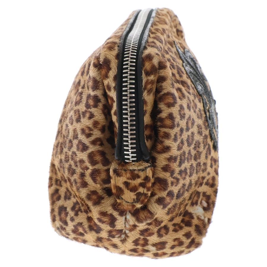 CHROME HEARTS（クロムハーツ） COSMETIC POUCH フレアパッチ ハラコ