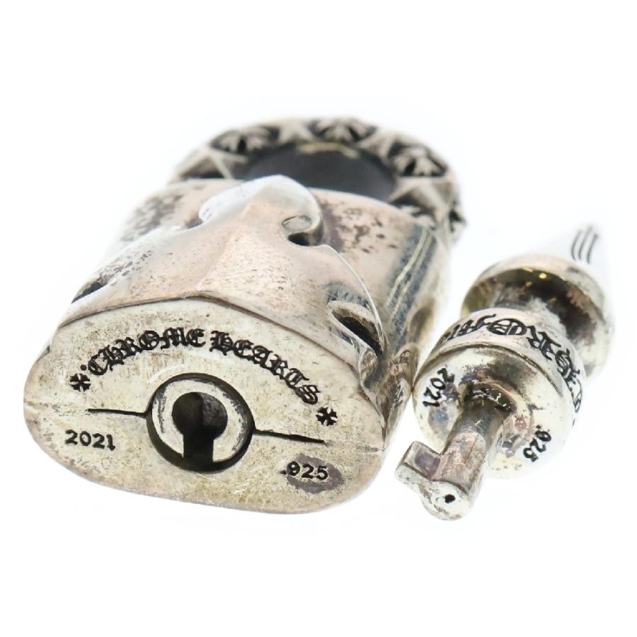 ミ*ク様 CHROME HEARTS(クロムハーツ) PADLOCK FLERK Chrome Hearts Silichrome Padlock Fleurknee Necklace Pink | eBay
