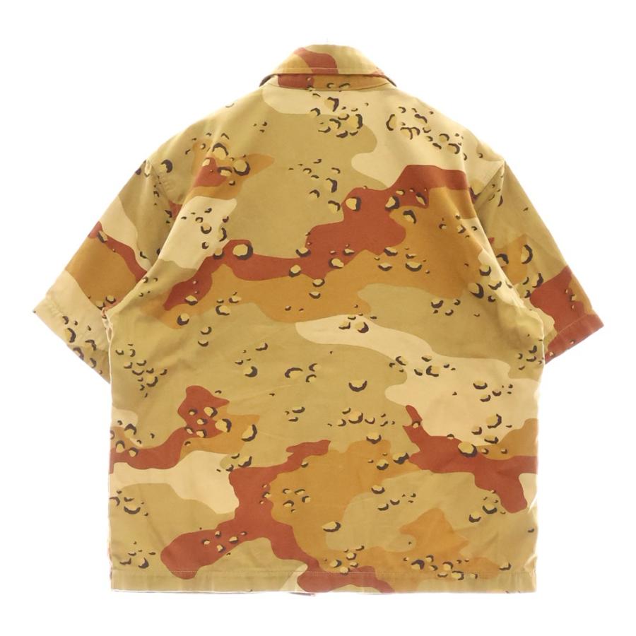 クロムハーツ サイズ:L  Matty Boy Sex Records Short sleeve shirt Camo クロスボールボタン迷彩カモ半袖シャツ 中古 SS07 CHROME HEARTS（クロムハーツ） ×Matty Boy Sex Records Short sleeve