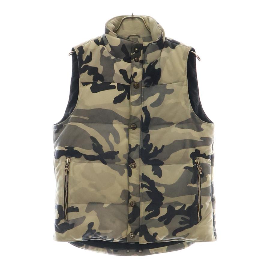 CHROME HEARTS クロムハーツ STIFF LTHR クロスボタン カモフラ柄
