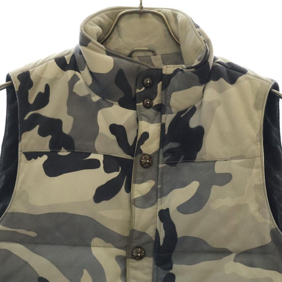 CHROME HEARTS（クロムハーツ） STIFF LTHR クロスボタン カモフラ柄