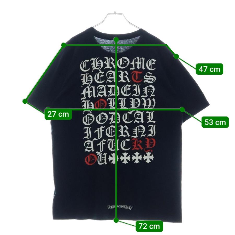 CHROME HEARTS（クロムハーツ） CH T-SHRT 1 バック英字プリント 