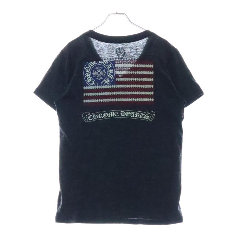 chrome hearts USアメリカンフラッグTシャツ CHROME HEARTS クロムハーツ American Flag TEE Vネック