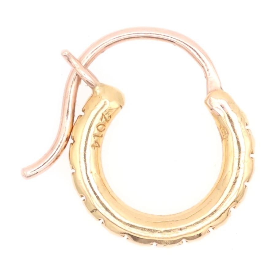 CHROME HEARTS ピアス HOOP TFL SML CHROME HEARTS クロムハーツ 22K HOOP TFL SML ゴールドピアス