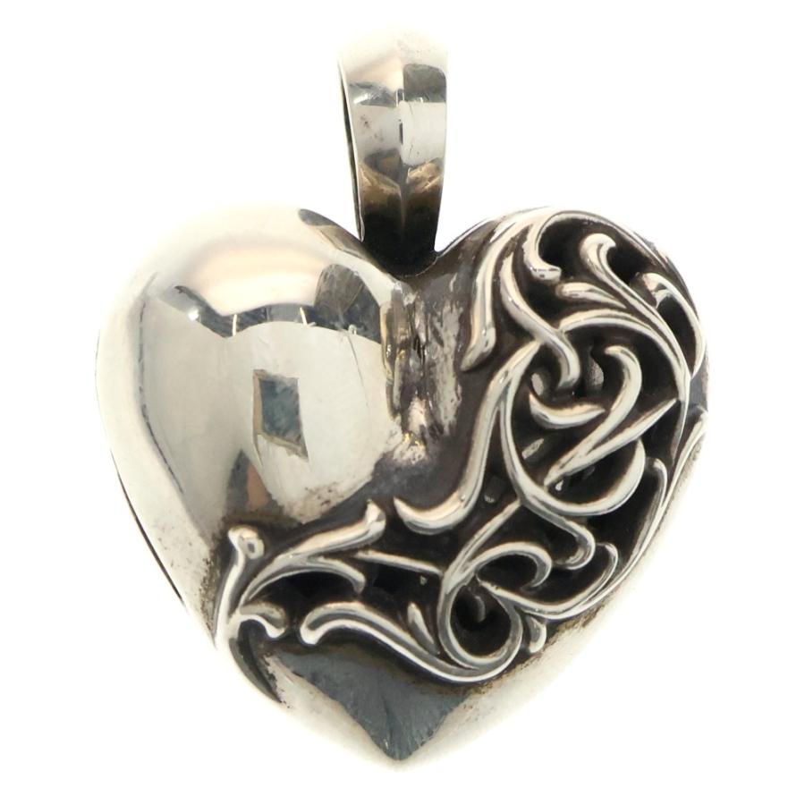 CHROME HEARTS (クロムハーツ) WAVE HEART ハート CHROME HEARTS クロムハーツ（原本無） HEART PENDANT ハート