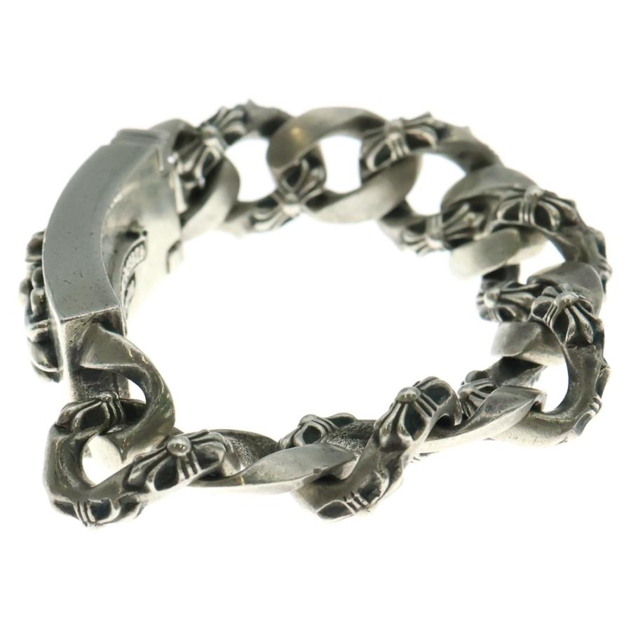 クロムハーツ ブレスレット フローラル ID 11リンク クロムハーツフローラルクロスIDブレスレットファンシーチェーン