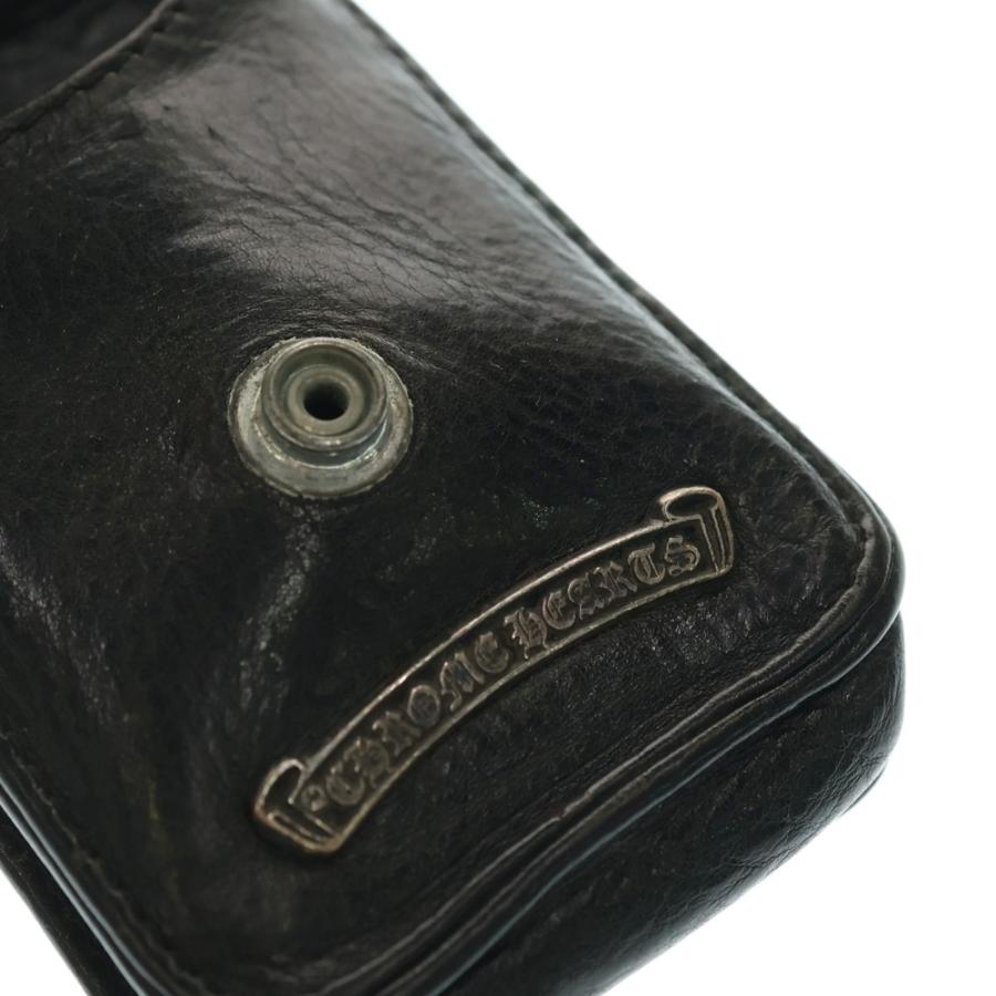 CHROME HEARTS（クロムハーツ） スモールCHクロス クロスボタン レザー