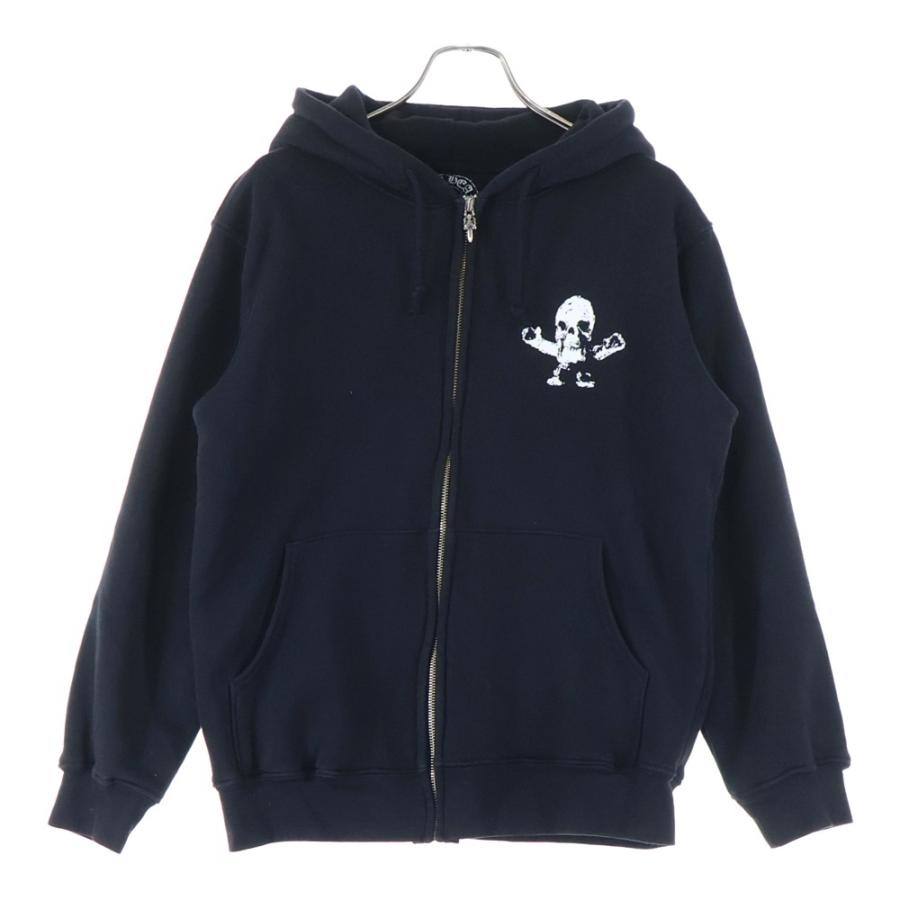 【紺】Chrome Hearts foti パーカー クロムハーツ CHROME HEARTS（クロムハーツ） FOTI バック ハリスティータープリント