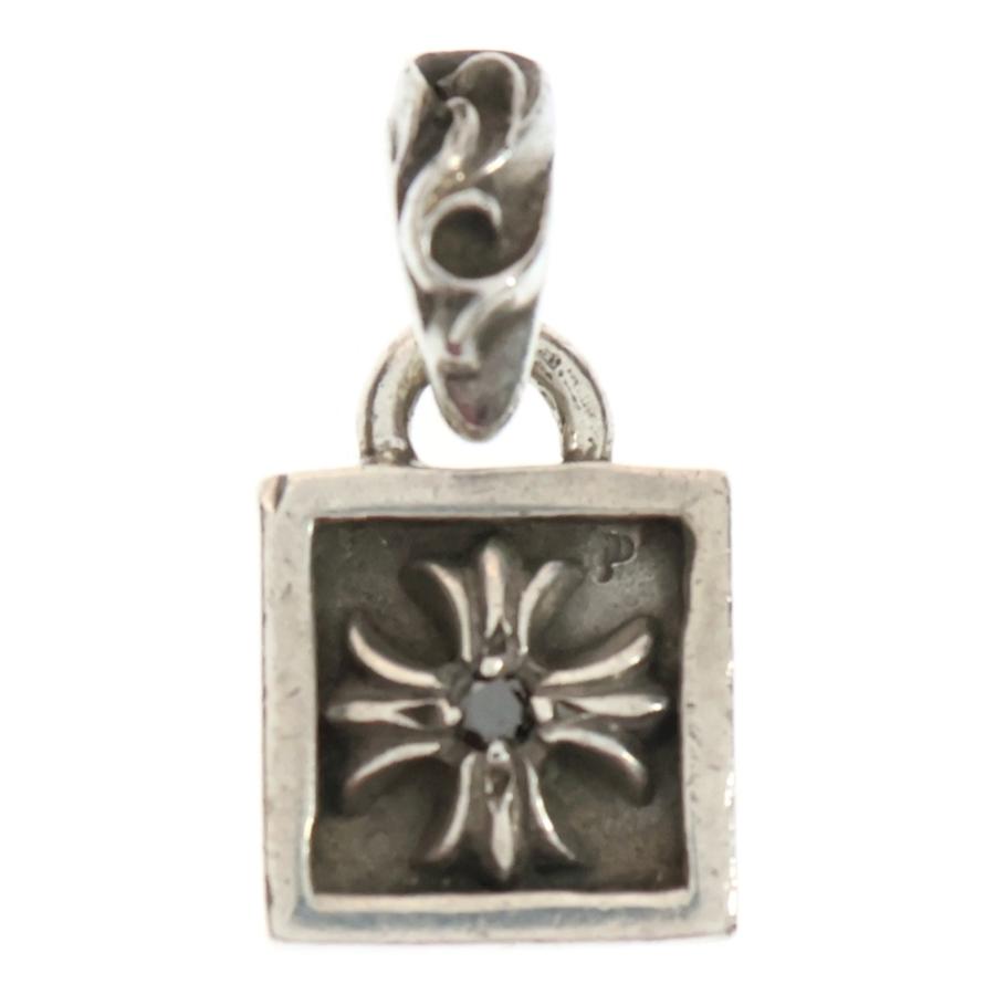 【美品】CHROME HEARTS CHプラスチャーム　 ネックレストップ CHROME HEARTS（クロムハーツ） FRAMED CH PLUS 1DIA フレームドCH