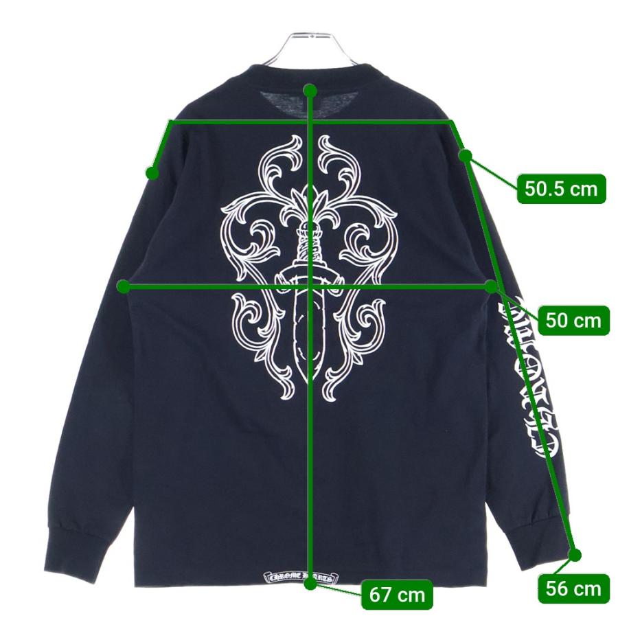 美品 CHROME HEARTS マックスフィールド限定長袖カットソー OLD CHROME HEARTS（クロムハーツ） OLD ×max field Dagger L/S TEE