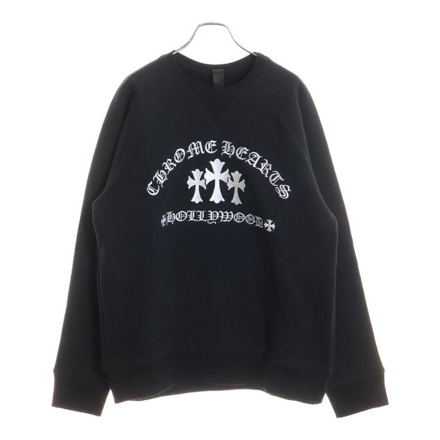 人気✨　完売品 Chrome Hearts トリプルクロス ロゴ ロンT Chrome Hearts Triple Cross Logo L/S T-Shirt - SRM – SHENGLI ROAD