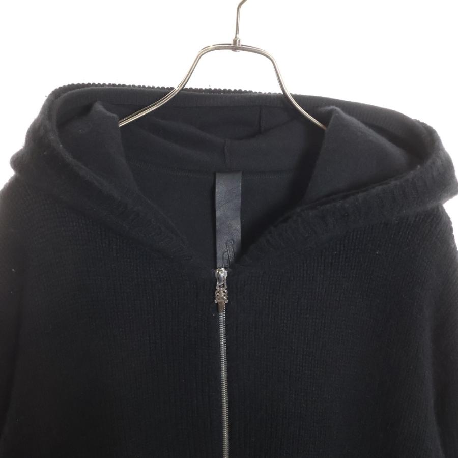 CHROME HEARTS（クロムハーツ） クロスパッチ付きカシミヤダガージップ