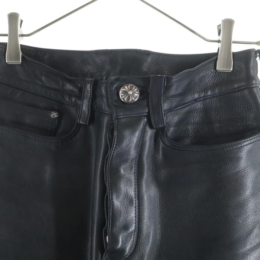 CHROME HEARTS（クロムハーツ） LTHR PANTS クロスボールボタン 5
