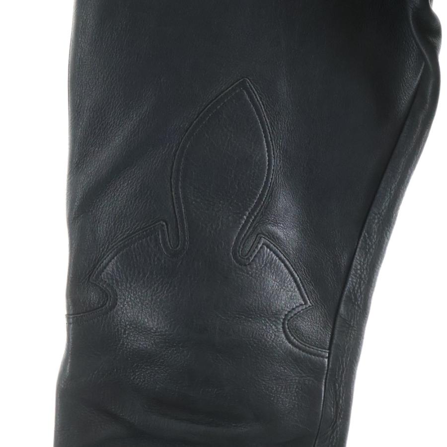 CHROME HEARTS（クロムハーツ） LTHR PANTS クロスボールボタン 5