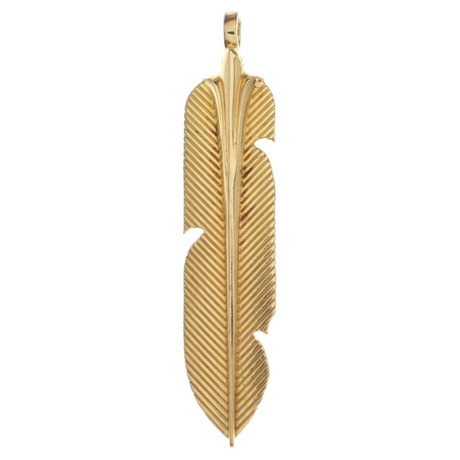 CHROME HEARTS（クロムハーツ） 22K FEATHER フェザー ネックレス