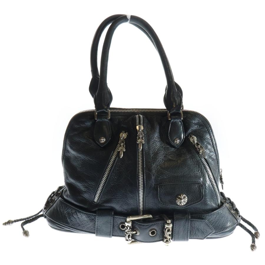 取下げ前セール★超レア★クロムハーツ★レザー★レディース CHROME HEARTS（クロムハーツ） MO DEAN ダガージップレザー