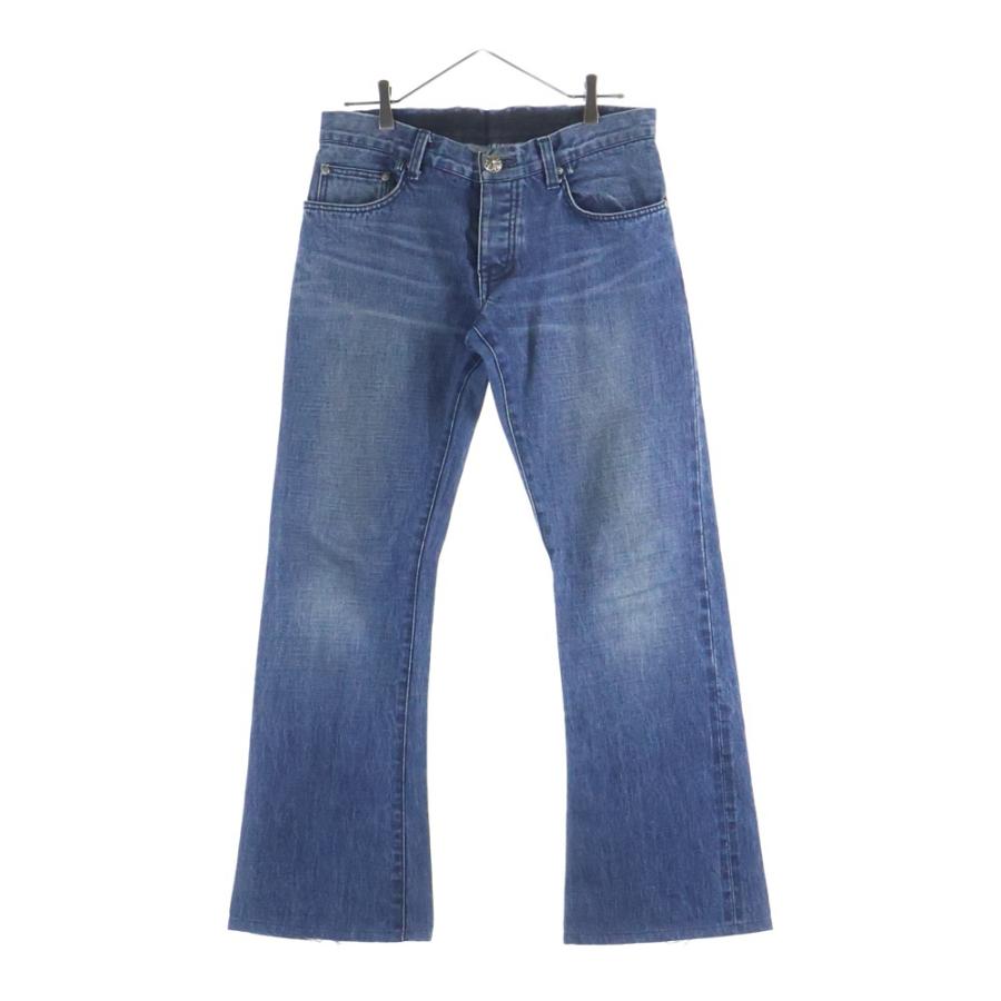 クロムハーツ　デニム　ワイドパンツ CHROME HEARTS（クロムハーツ） DNM PANTS クロスボタンフライデニム