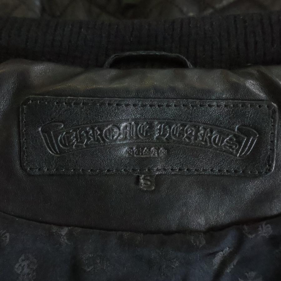 CHROME HEARTS（クロムハーツ） レザーキルティングジップアップ