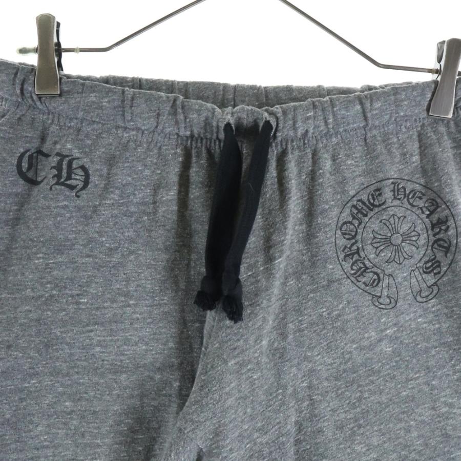 CHROME HEARTS クロムハーツ ホースシュープリント スウェットハーフパンツ グレー_2