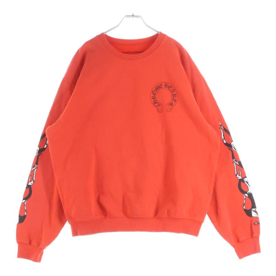 【peipei】クロムハーツ スウェット オレンジ Chrome Hearts - 【美品】CHROME HEARTS クロムハーツ スウェット