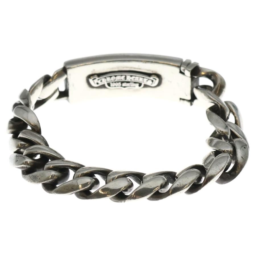 T*b様 Chrom hearts シルバーチェーンブレスレット フローラル　ク CHROME HEARTS（クロムハーツ） ID FLRL HEART/フローラルハートID