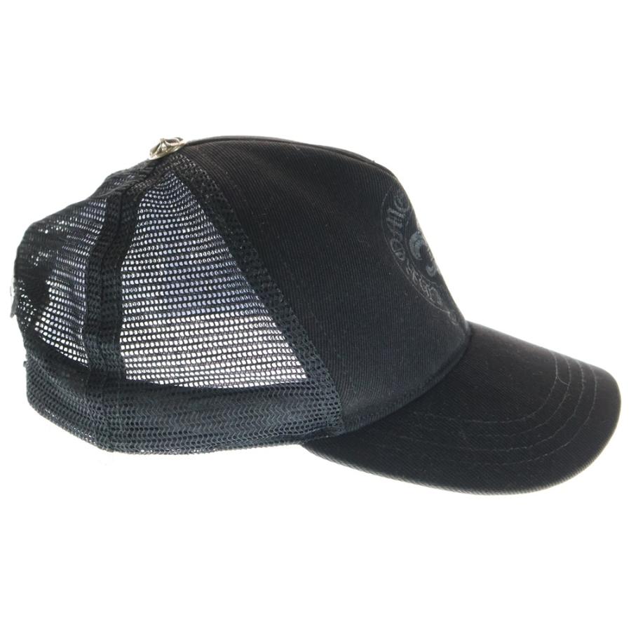 【新作】クロムハーツ BSフレア スクロールラベル キャップ ブラック CHROME HEARTS（クロムハーツ） BS FLARE SCROLL LABEL BSフレア