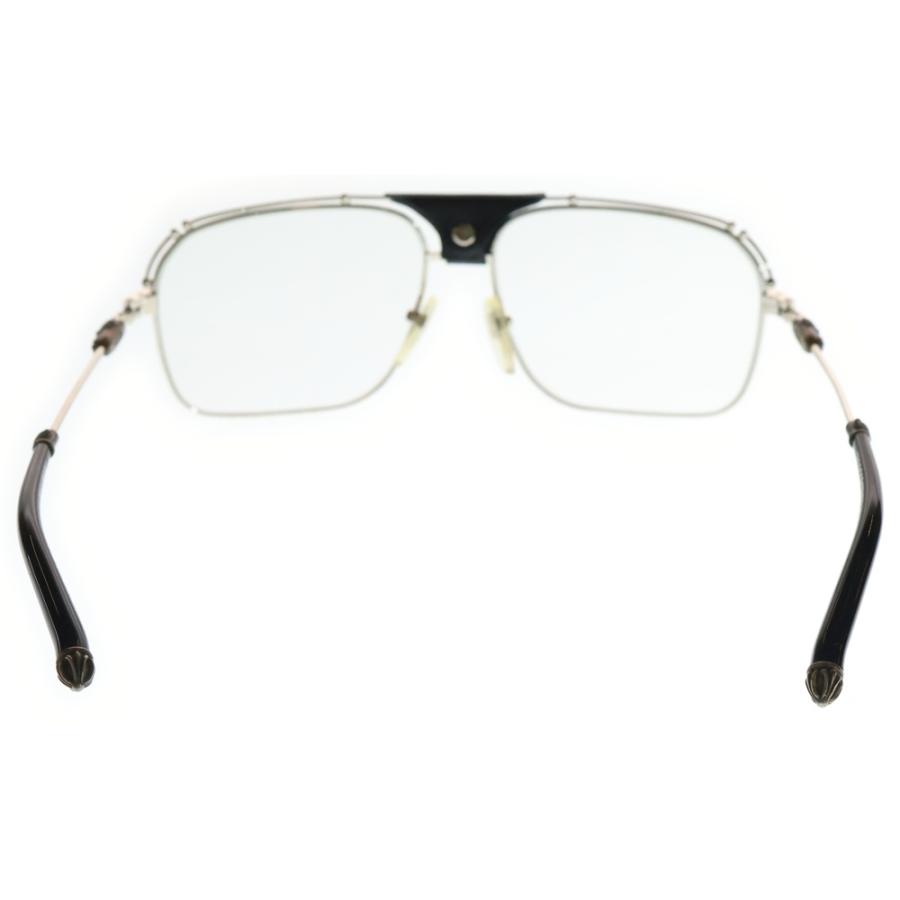 CHROME HEARTS クロムハーツ KUFANNAW I ダブルブリッジ サングラス ブラック/シルバー
