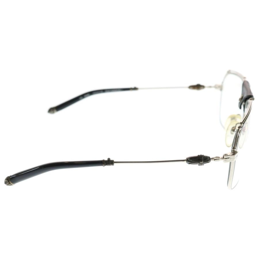 CHROME HEARTS クロムハーツ KUFANNAW I ダブルブリッジ サングラス ブラック/シルバー