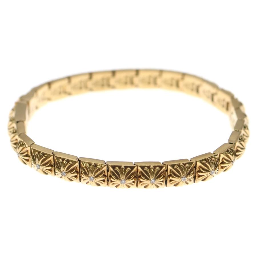 CHROME HEARTS（クロムハーツ） 22K PYRAMID PLS LNK 1/4 DIA